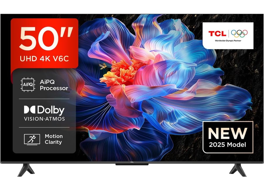 ტელევიზორი "50 TCL 50V6C Direct LED TV, 4K HDR TV, Smart TV Powered by Google TV | 120Hz Game Accelerator in FHD resolution