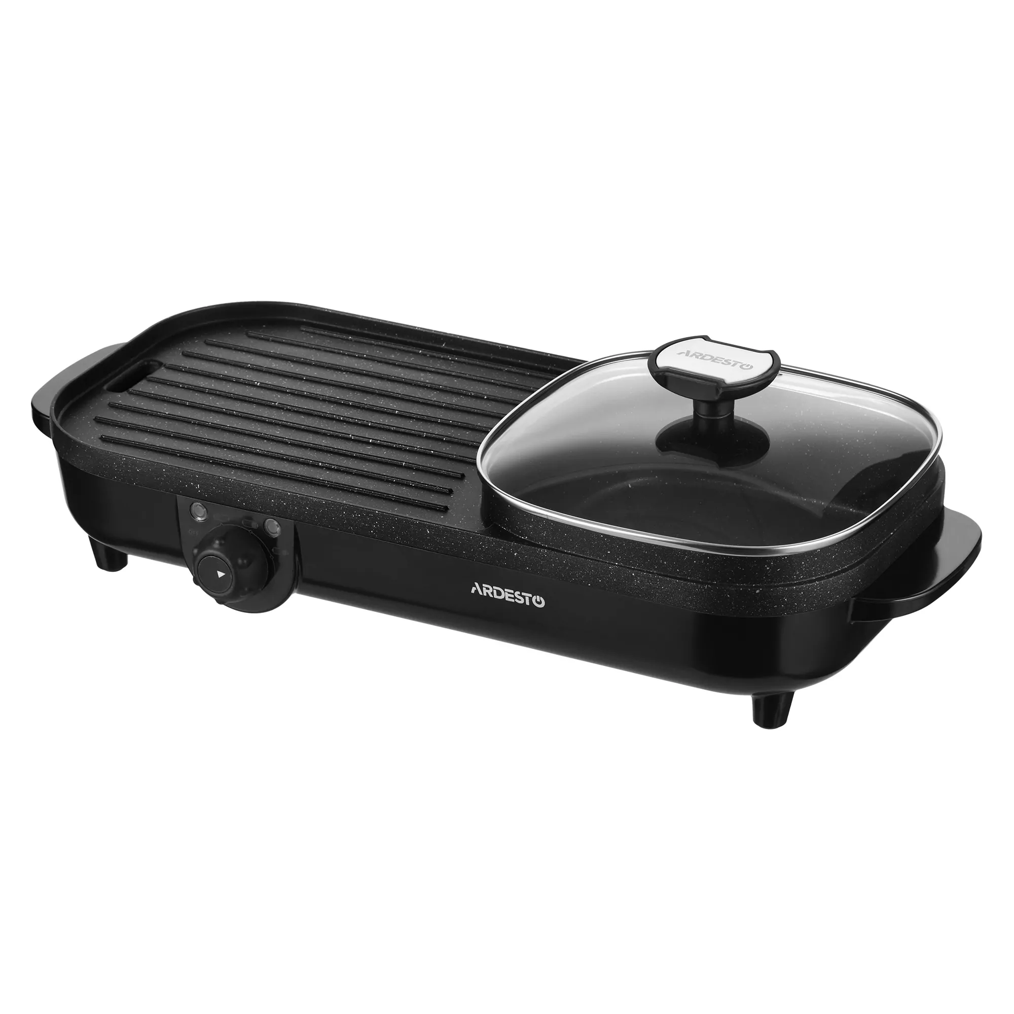 ელექტრო გრილი ARDESTO GHP-5BL | 1500 W , grill / cooking / grill + cooking , 1.8 L | 24,5 х 20,0