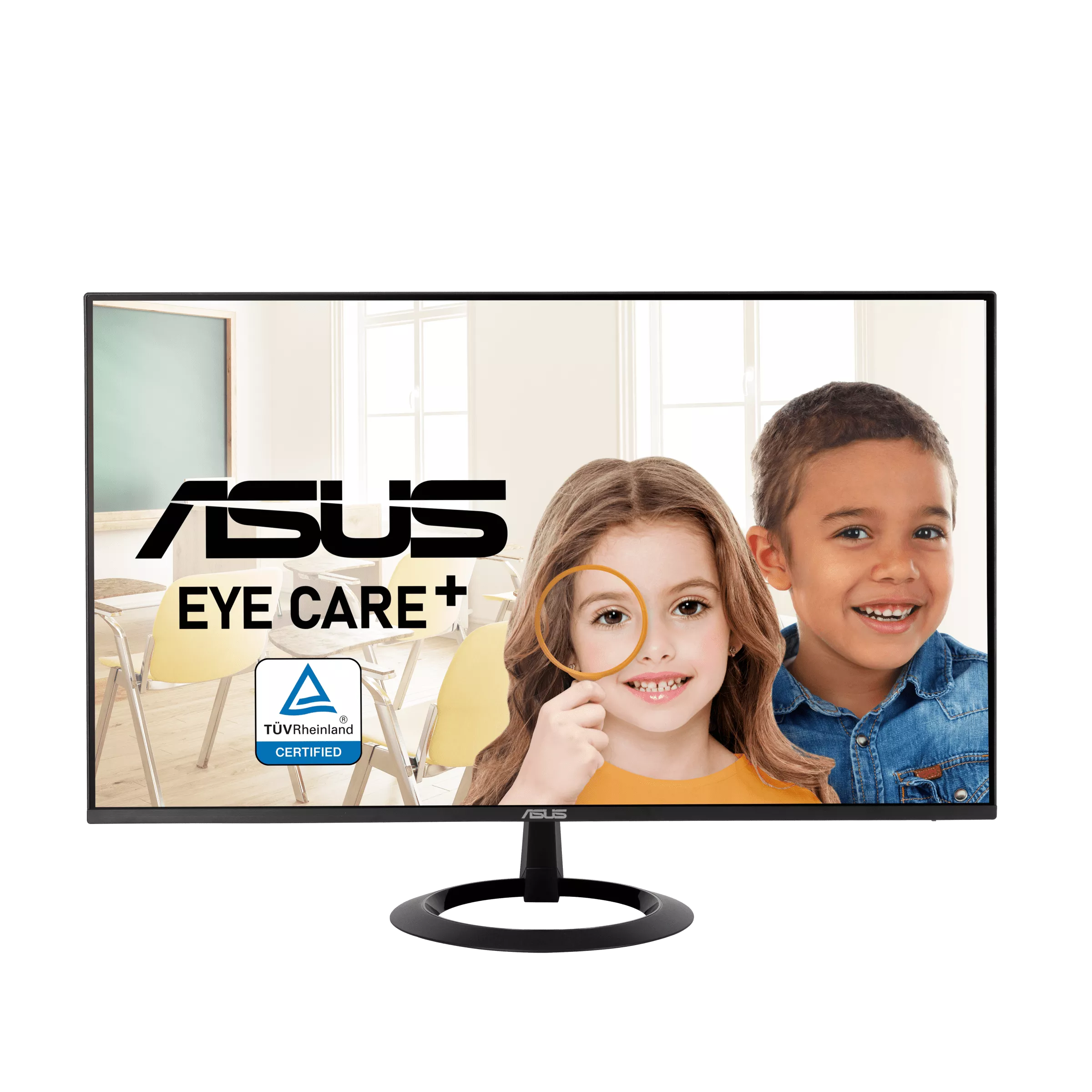 Gaming მონიტორი ASUS VZ27EHF Eye Care Gaming Monitor ( 90LM07B0-B01470 )– 27 inch Full HD (1920 x 1080), IPS, Frameless, 100Hz, Adaptive-Sync, 1ms MPRT, HDMI, Low Blue Light, Flicker Free, Wall Mountable 