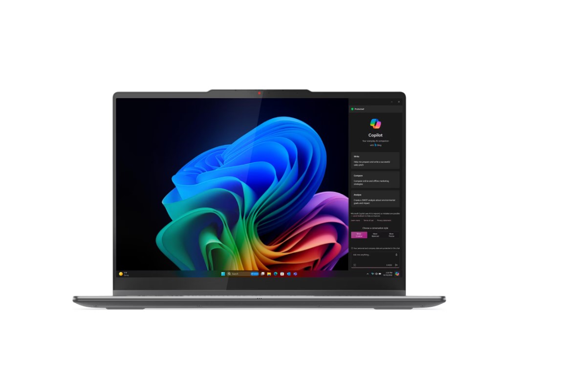 ნოუთბუქი  Lenovo  Ideapad  Yoga 7 2-in-1 (83JQ007YRK) 14 WUXGA OLED Touch Core Ultra 7 256V 16GB 512GB SSD Integrated Arc Graphics Luna Grey