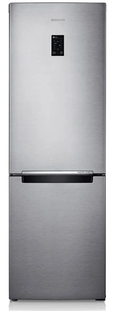 მაცივარი / Samsung (RB31FERNDSA) - (185x59.5x67.5-331) LITERS / NO FROST /  Big Display,Inventer / - Silver