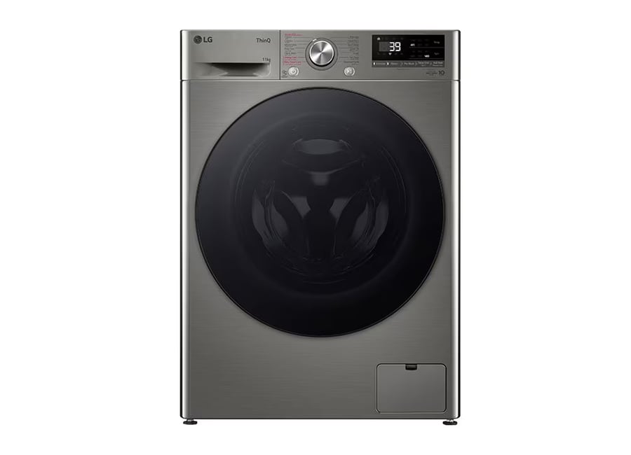 სარეცხი მანქანა LG F4V5EYLYP.APTPMEA, 11Kg, 1400Rpm, 53Db, Washing Machine, Silver