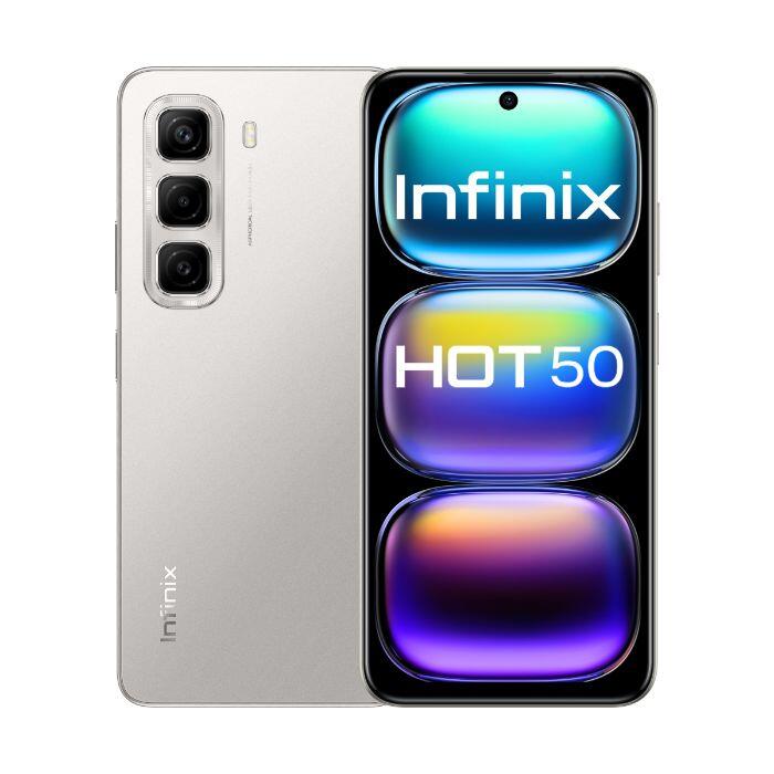 მობილური ტელეფონი Infinix Hot 50 8GB/256GB Titanium Grey (4894947047794)