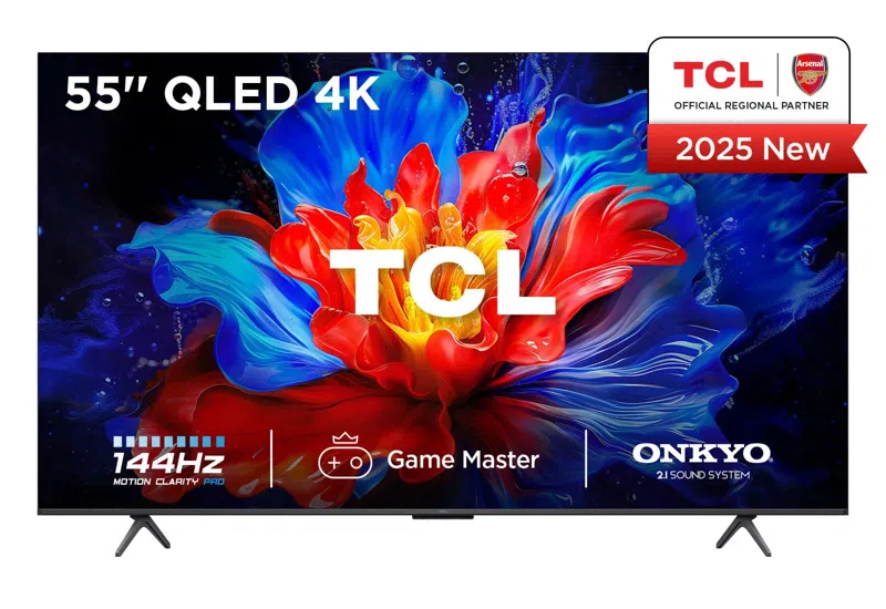 ტელევიზორი TV / TCL / QLED TV 55"(140cm) / 55P8K 4K Google TV 120Hz(VRR 144Hz/DLG244Hz) 