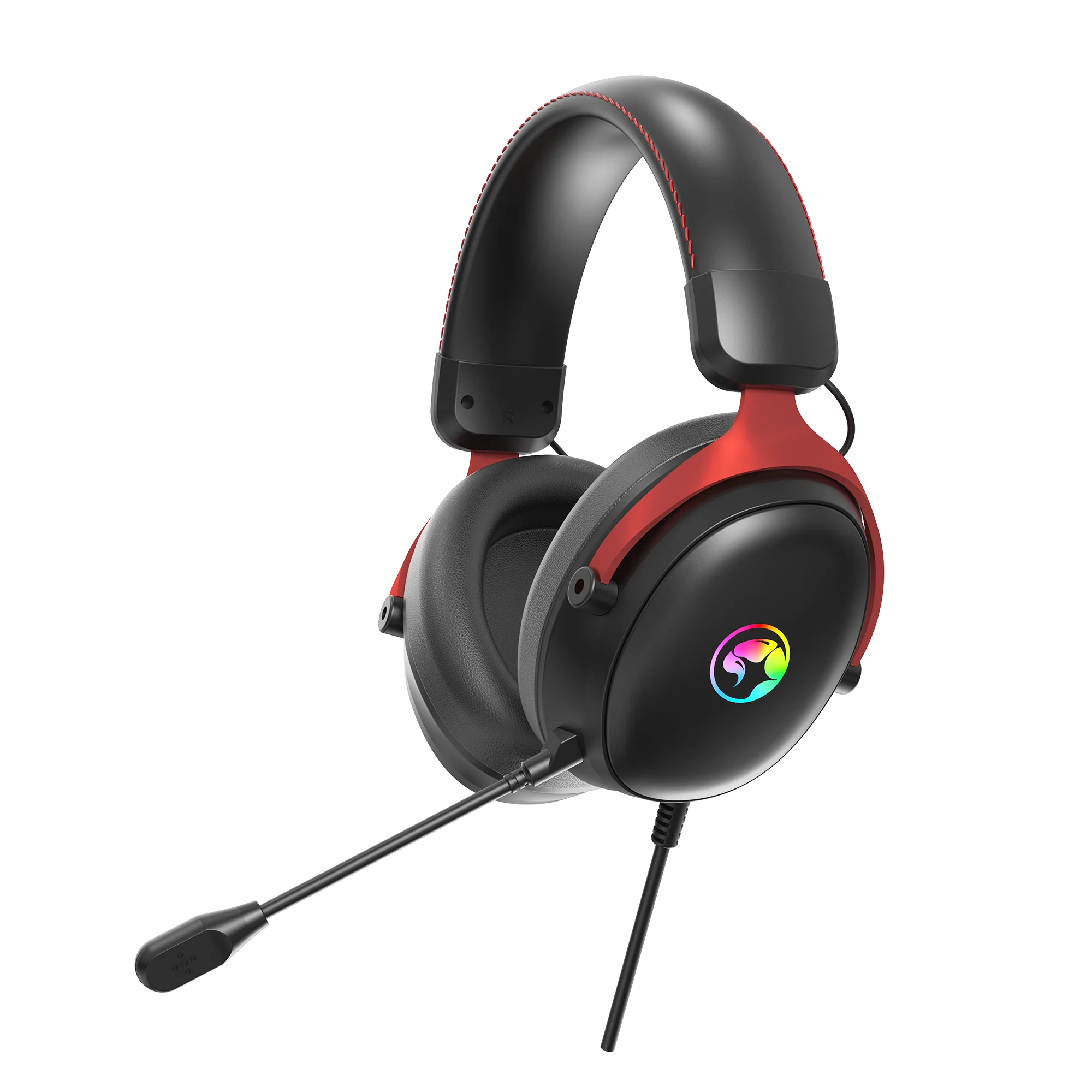 სადენიანი ყურსასმენი MARVO HG9076 | 7.1 channel gaming headset | Speaker size: 53mm Frequencyresponse: 20HZ-20KHZ Directivity. Omnidirectional cable Exposed 0.5m cable | Charger port: Type-C TO USB Low latency Delay 28ms