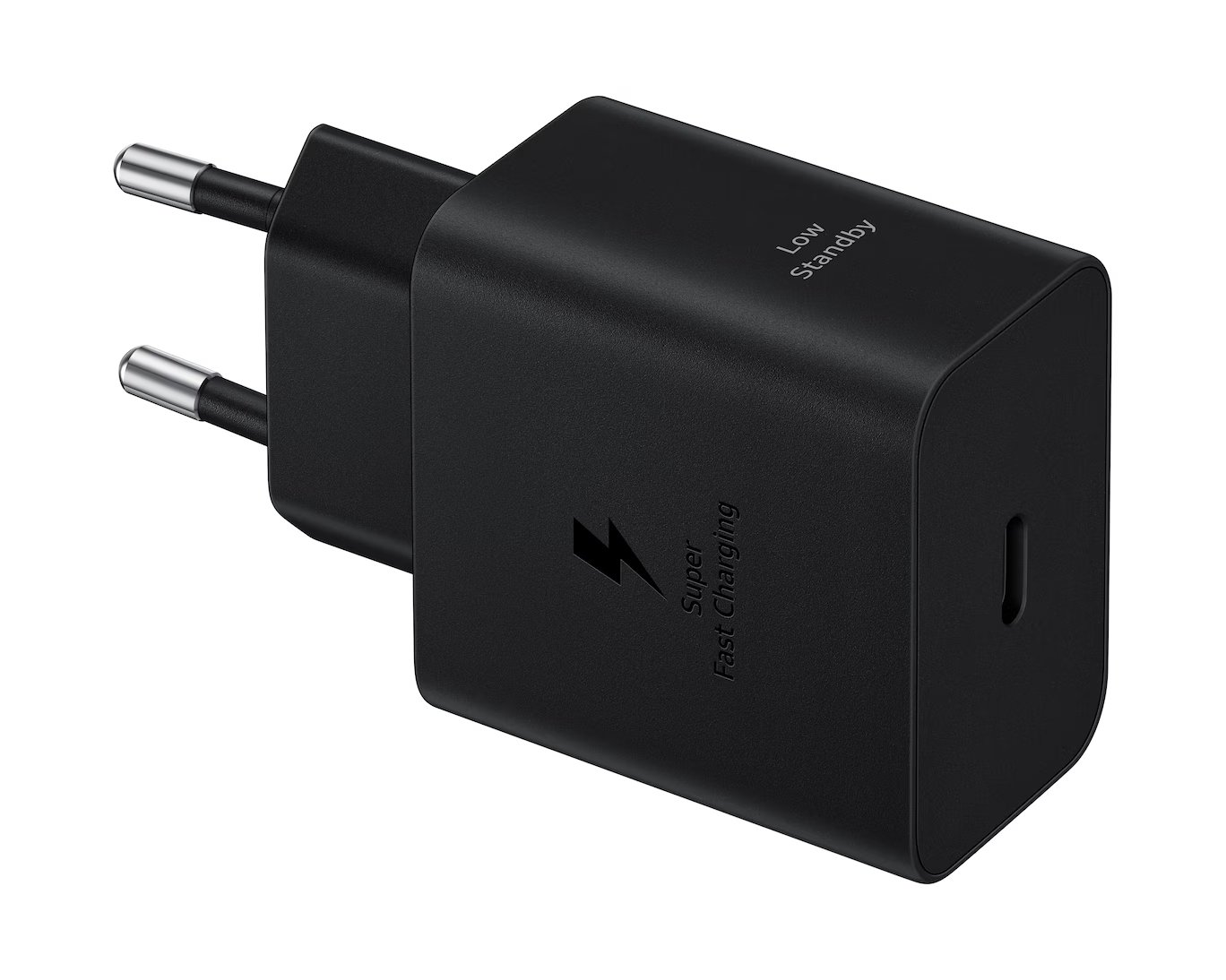 დამტენი Samsung 45W EP-T4511 Black Wall Charger Black (EP-T4511NBEGRU) | Super Fast Charging 2.0 max 45W, PD 3.0 PDO/PPS max 45W, low standby power consumption (<5mW)