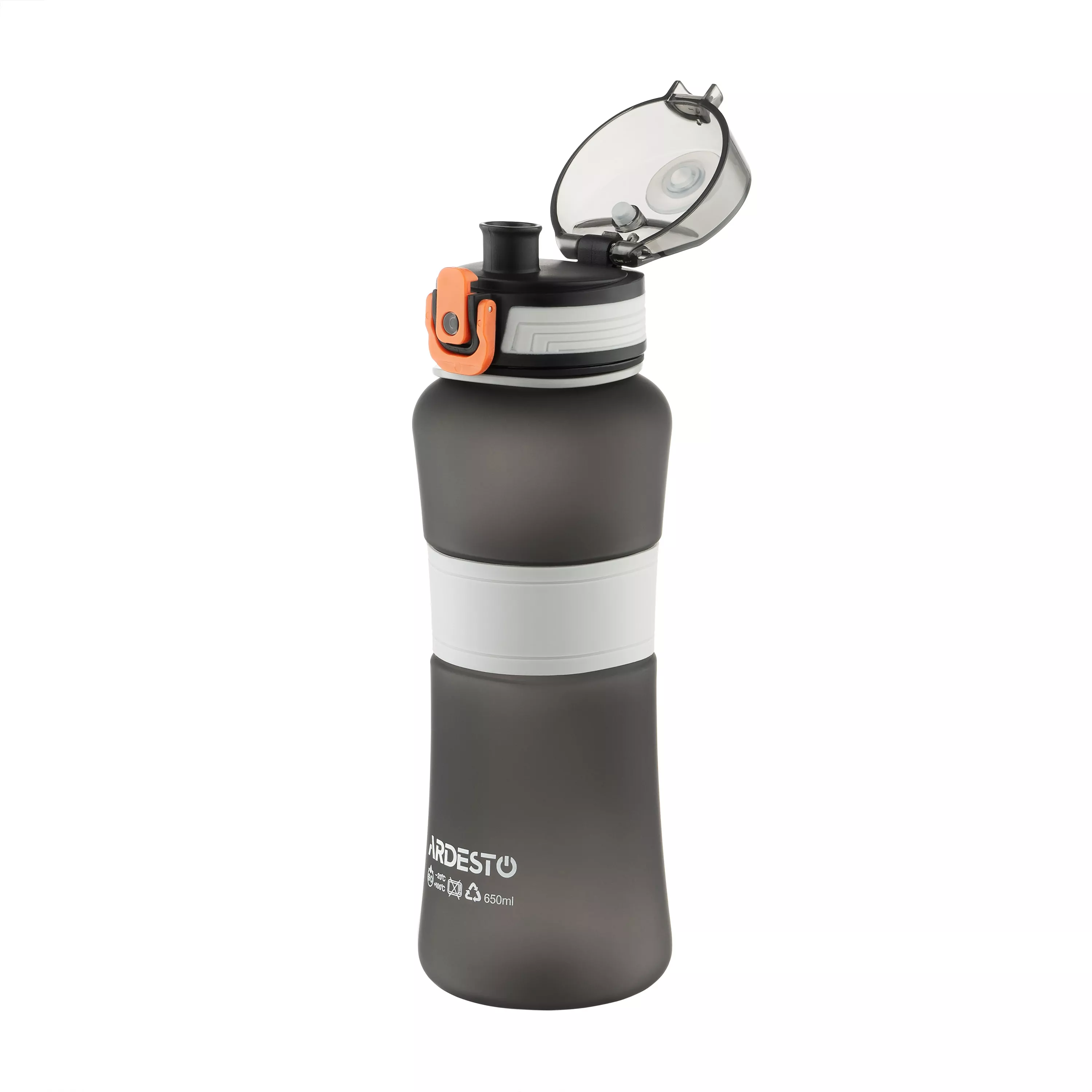 წყლის ბოთლი Ardesto AR2265BL Balance, 650ml, Water Bottle, Black