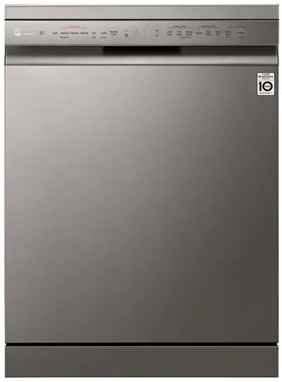 ცალკე მდგომი ჭურჭლის სარეცხი LG / (Promo) (DFB425FP.APZPARA) - Display/ A++/Sets 14 / 44DB/ 85 x 60 x 60/ Silver 