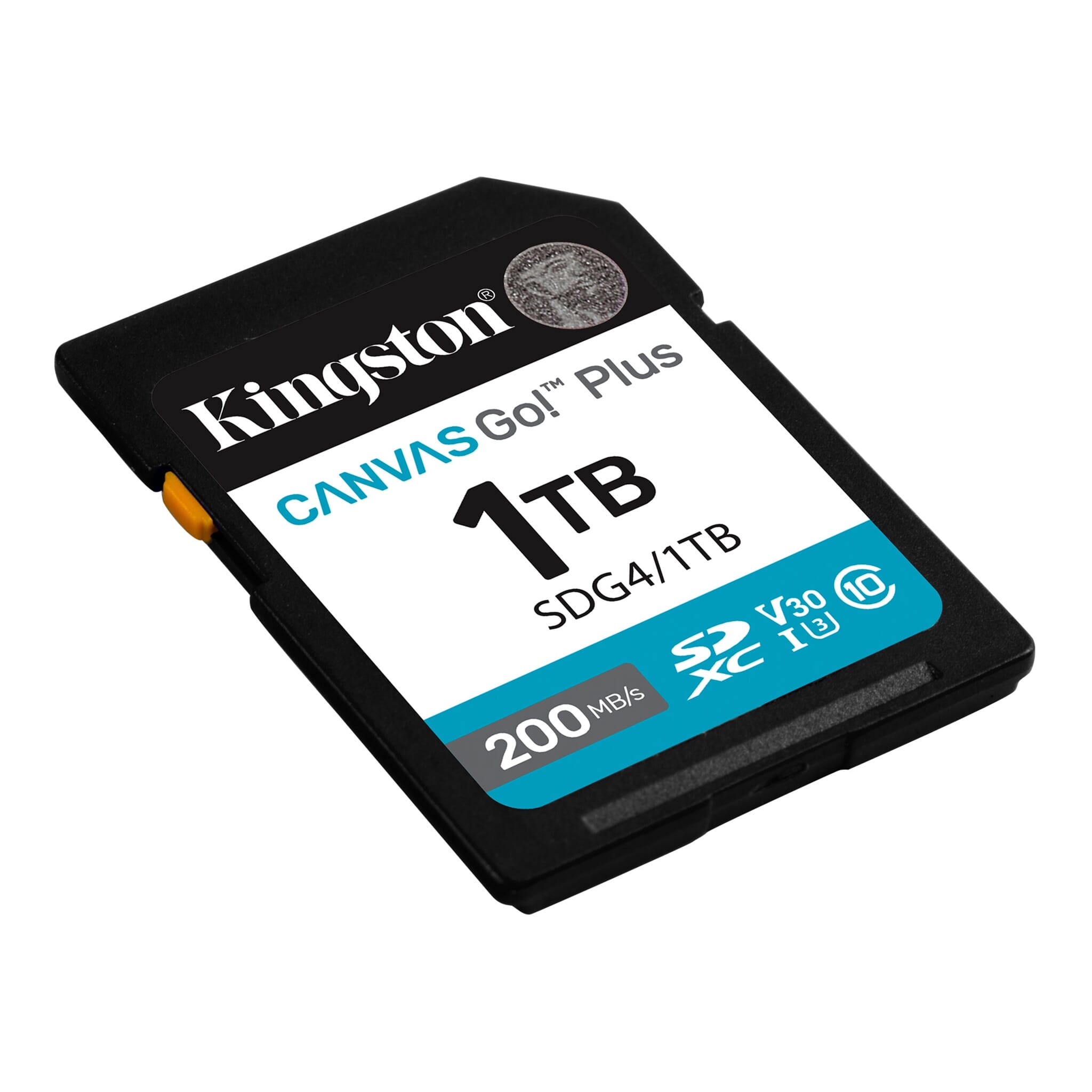 ფლეშ მეხსიერების ბარათი Kingston Canvas Go! Plus SD memory card 1TB  | Up to 200MB/s read, 160MB/s write | Class 10, UHS-I, U3, V30 | SDG4/1TB | for DSLRs, mirrorless cameras and 4K video