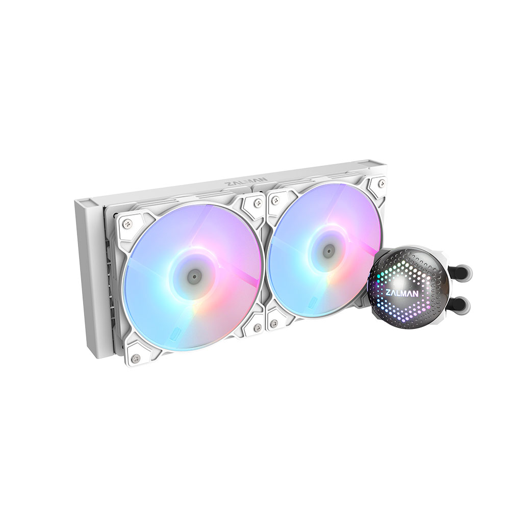 წყლის გაგრილება ZALMAN Water cooling system ALPHA 24 (WHITE) 2066, 2011-V3, 2011, 1200, 115X, 1700, AM4 ALPHA24White