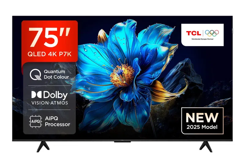 ტელევიზორი TCL P7K-UK QLED, Direct LED TV, 4K HDR TV, Smart TV Powered by Google TV