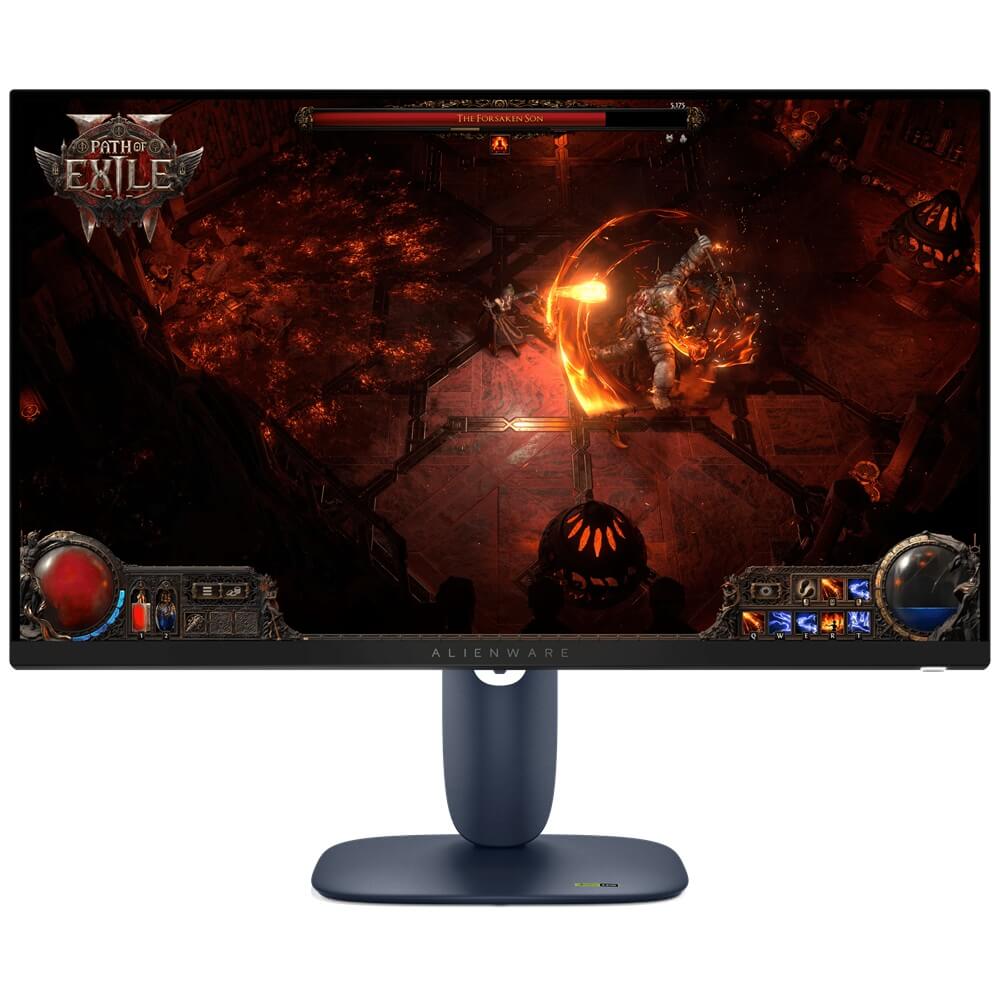 Gaming მონიტორი Dell Alienware 27 Gaming Monitor - AW2725DM (210-BQWQ) | 27" | WQHD 2560 x 1440 at 180Hz | Fast IPS | 1ms GTG (Extreme Mode) | 400 cd/m2 | NVIDIA® G-SYNC® Compatible AMD FreeSync™ | 2 HDMI ports , 1 DisplayPort 1.4 , 2 USB 5Gbps Type-A , 1 USB 5Gbps Type-B | 100 x 100 | 3 Year
