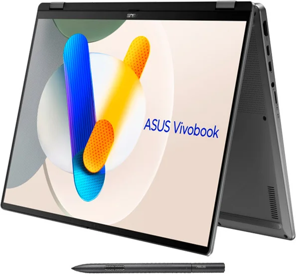 ნოუთბუქი ASUS Vivobook 16 Flip (TP3607SA-RJ057) | 16.0-inch, 3K (2880 x 1800) OLED 16:10 , 120Hz , 400nits, Touch screen |  Ultra 5  226V | 16GB LPDDR5X | 512GB M.2 NVMe™ | Wi-Fi 7(802.11be) (Tri-band)2*2 + Bluetooth® 5.4 | 1080p FHD camera | Backlit Chiclet Keyboard | 1x Thunderbolt™ 4 | 1.80 kg | Matte Gray
