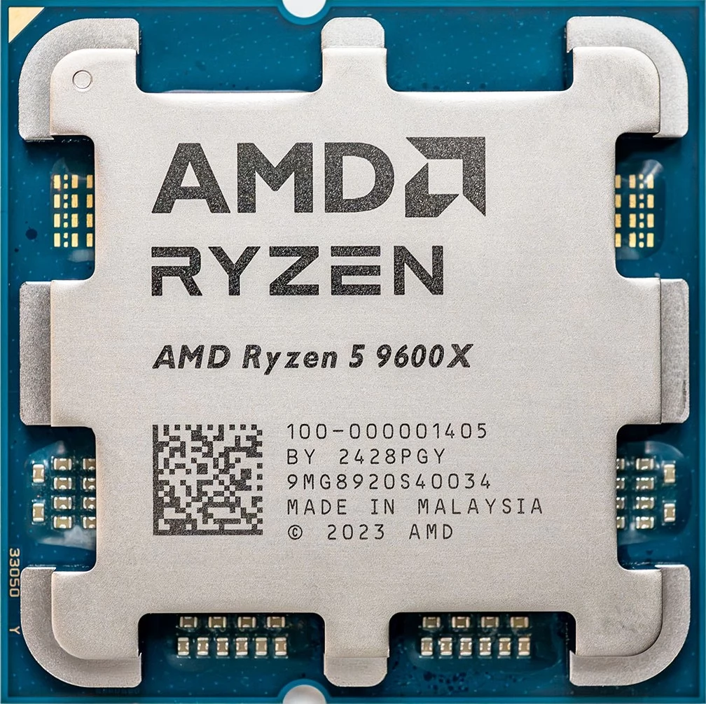 პროცესორი AMD Ryzen 5 9600X (100-000001405) | AM5, 6-core, 3900 MHz, Turbo: 5400MHz, Granite Ridge, L2 cache - 6 MB, L3 - 32Mb, Radeon Graphics, 4 nm, TDP 65 W (max 105Tue)