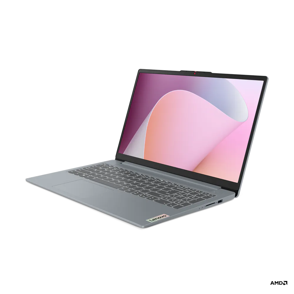 ნოუთბუქი Lenovo IdeaPad Slim 3 15AMN8 (Model: 82XQ007MRK) | 15.6" FHD (1920x1080) IPS 300nits AG | AMD Ryzen 3 7320U (4C / 8T, 2.4 / 4.1GHz, 4MB L3) | 8GB Soldered LPDDR5-5500 | 512GB SSD M.2 2242 PCIe 4.0x4 NVMe | Integrated AMD Radeon 610M Graphics | 2YrW