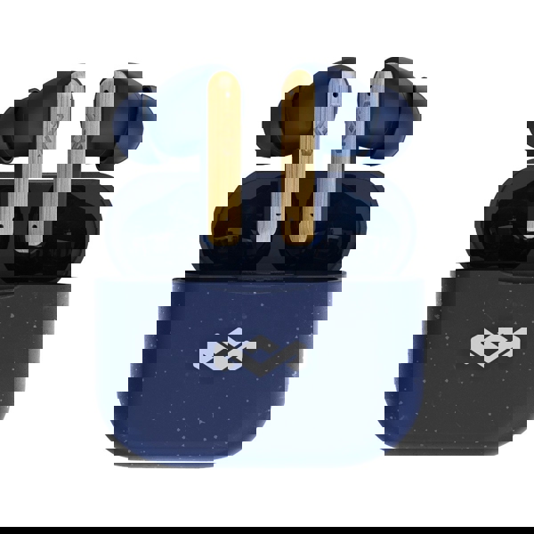 უსადენო ყურსასმენი House of Marley Little Bird TWS Exec Earbuds EM-JE123-BL Blue | 24-hour playtime (with case) | 6-hour playtime (without case) | Built-in microphone