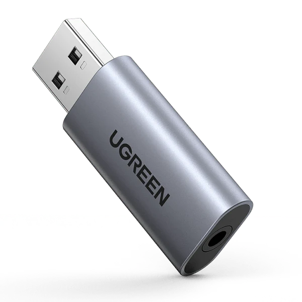 USB აუდიო ადაპტერი UGREEN (CM383) 80864 | USB 2.0 to 3.5mm Audio Adapter | PlayStation 4, Mac OS X, Linux, Windows XP, Windows 10