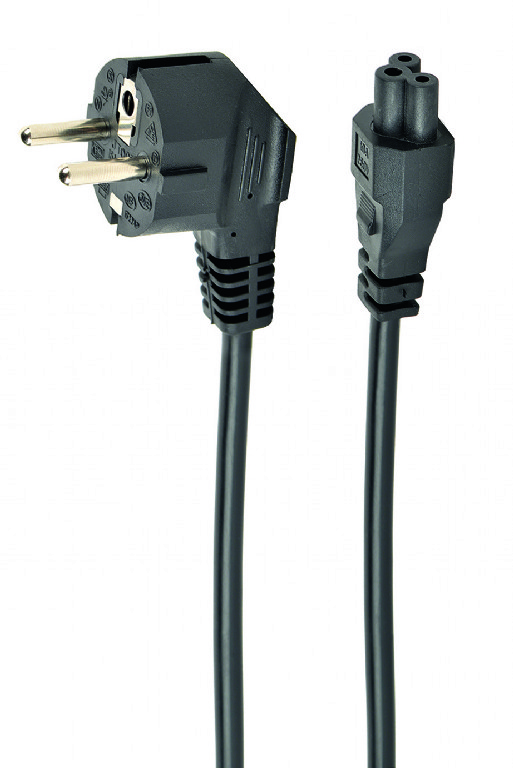 კვების კაბელი 6 ft (1.8 m) 3-pin (C5) Gembird (PC-186-ML12) | Input plug: Schuko type (CEE 7/7) Output plug: C5 | 0.75 sq.mm, 10 A rated