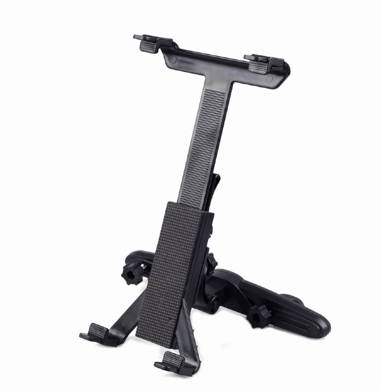 პლანშეტის სამაგრი მანქანისთვის Gembird (TA-CHHR-02) | use with most 8", 9.7" (iPad), 10.1" and 12'' tablets | Net weight: 0.23 kg Adjustable for tablet size: 140 - 250 mm Adjustable head rest fixation width: 75 - 165 mm Dimensions: 195 x 146 mm (folded)