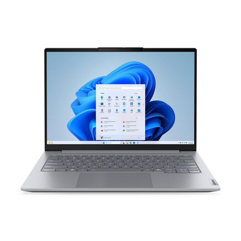 ლეპტოპი Lenovo ThinkBook 14 G8 IRL Model: 21SG008KGX | 14" WUXGA (1920x1200) IPS 300nits Anti-glare, 45% NTSC, 60Hz | Intel Core 5 210H, 8C / 12T, P-core 2.2 / 4.8GHz, E-core 1.6 / 3.6GHz, 12MB Intel Smart Cache | 1x 16GB SODIMM DDR5-5600  512GB SSD M.2 2242 PCIe 4.0x4 NVMe | Integrated Intel Graphics | 2YrW