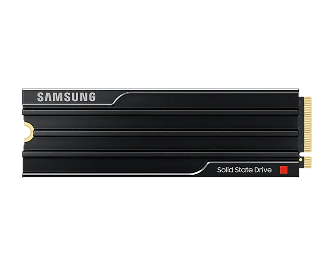 SSD დისკი რადიატორით 2Tb Samsung 9100 PRO (MZ-VAP2T0CW) internal SSD, M.2, 2280, 2000 GB, PCI-E 5.0 x4, NVMe, read: 14700 MB/sec, write: 13400MB/sec, TLC, cache - 2048 MB, radiator