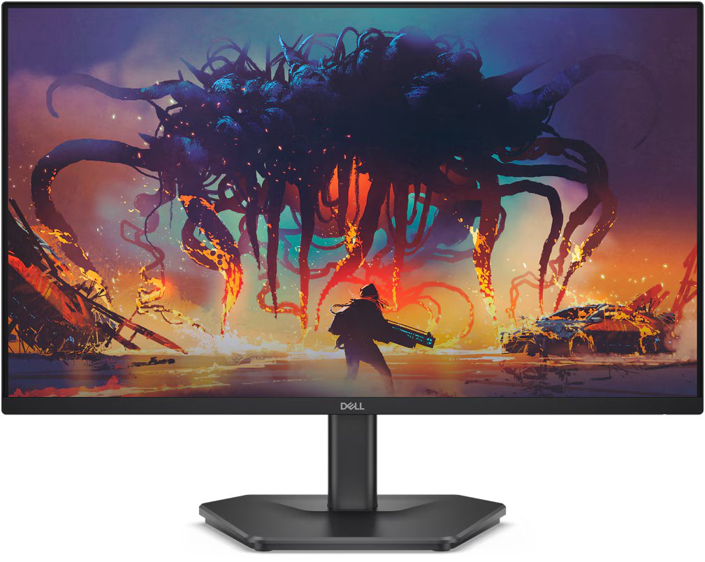 Gaming მონიტორი Dell 24 200Hz Monitor - SE2425HG (210-BSNR) | 24", 1920 x 1080 at 200Hz, 1ms GTG (Extreme Mode), 16:9, 300 cd/m2 | Tilt Angle -5° to 21° | 2 HDMI ports, 1 DisplayPort 1.4, 1 Headphone-out | 100 x 100