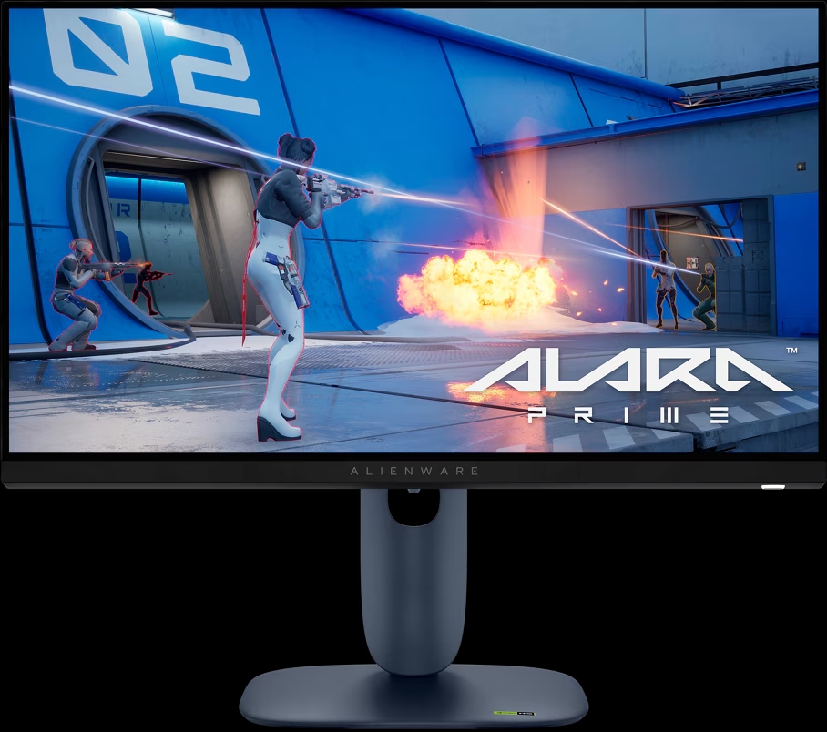 Gaming მონიტორი Dell Alienware 25 320Hz Gaming Monitor – AW2525HM (210-BRYJ) | 24.5", 1920 x 1080, 0.5ms GTG, 320Hz, 400 cd/m2 | Swivel Angle -20° to 20°,  Pivot Angle +/-90° | 2 HDMI ports, 1 DisplayPort 1.4 | 1 USB 5Gbps Type-B upstream port 1 USB 5Gbps Type-A downstream port 1 USB 5Gbps Type-A downstream port with BC1.2 power charging |  NVIDIA® G-SYNC® Compatible AMD FreeSync™ Premium
