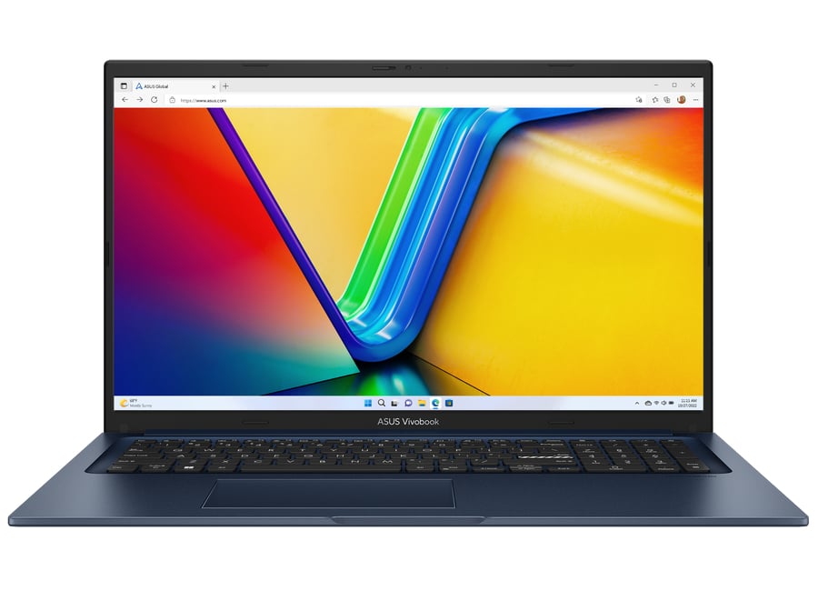 ნოუთბუქი ASUS VivoBook 17 X1704VA-AU444 Laptop 17.3" FHD , Intel Core i5-1335U, 16 GB RAM, 512 GB SSD, Intel Iris Xe Graphics, Windows Pro, (90NB10V2-M00ER0), blue. 2Yrw