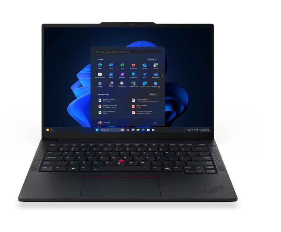ნოუთბუქი  Lenovo  ThinkPad E14 Gen 7 (Intel) / Model: (21T90043GX) 14" WUXGA (1920x1200) IPS 300nits Anti-glare, 100% sRGB, 60Hz / Intel Core 7 240H, 10C (6P + 4E) / 16T, P-core 2.5 / 5.2GHz, E-core 1.8 / 4.0GHz, 24MB 32GB SO-DIMM DDR5-5600 1TB SSD M.2 