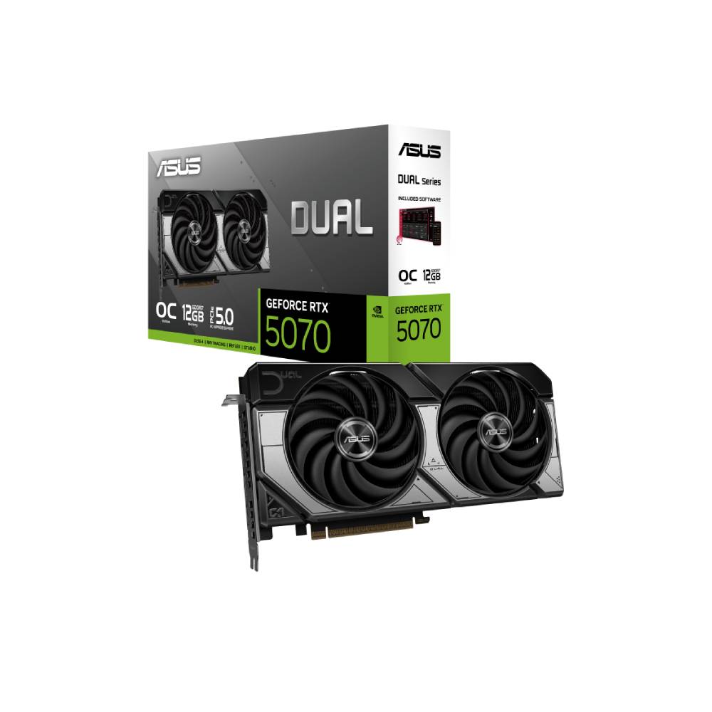 ASUS GeForce RTX 5070 12GB GDDR7 OC DUAL-RTX5070-O12G