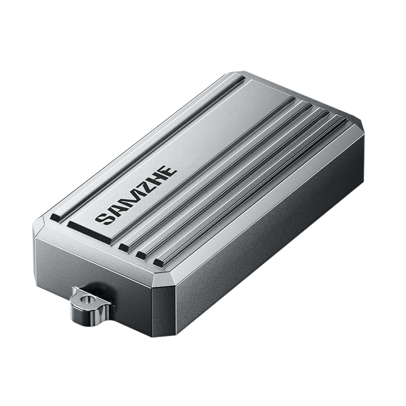 SSD M2 დისკის ჩასადები SAMZHE (NV30) | Type-C to M2 NVME | 2230 | Chipset: JMS583, Speed: 10Gbps | USB-C to USB-C & USB-A Dual-End Data Cable | Space Gray