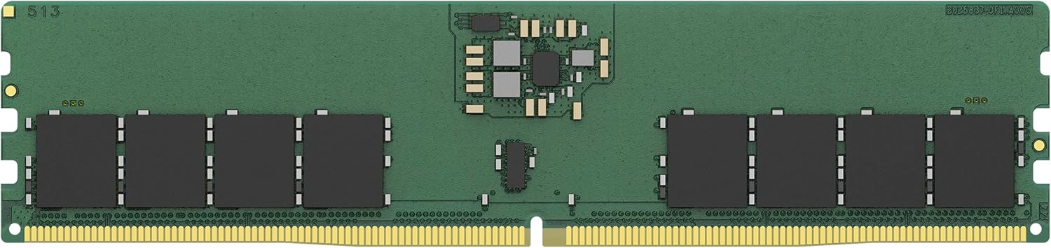 ოპერატიული მეხსიერება Kingston 32GB DDR5 6400MT/s (KVR64A52BS8-32) | Non-ECC Clocked Unbuffered DIMM CL52 1RX8 1.1V 288-pin 32Gbit
