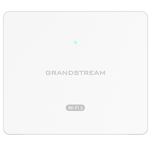 Grandstream GWN7604, Indoor AX3000 Wi-Fi 6 Access Point, 2x2:2 2.4G, 3x3:2 5G, 1x GbE PoE, 2x GbE with PSE, 1x GbE, up to 100m coverage, up to 256 wireless clients, 3Gbps aggregate wireless throughput