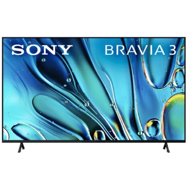 ტელევიზორი Sony K-50S30 Bravia 3, 50", 4K UHD, HDMI, USB, LAN, BT, WIFI, Black