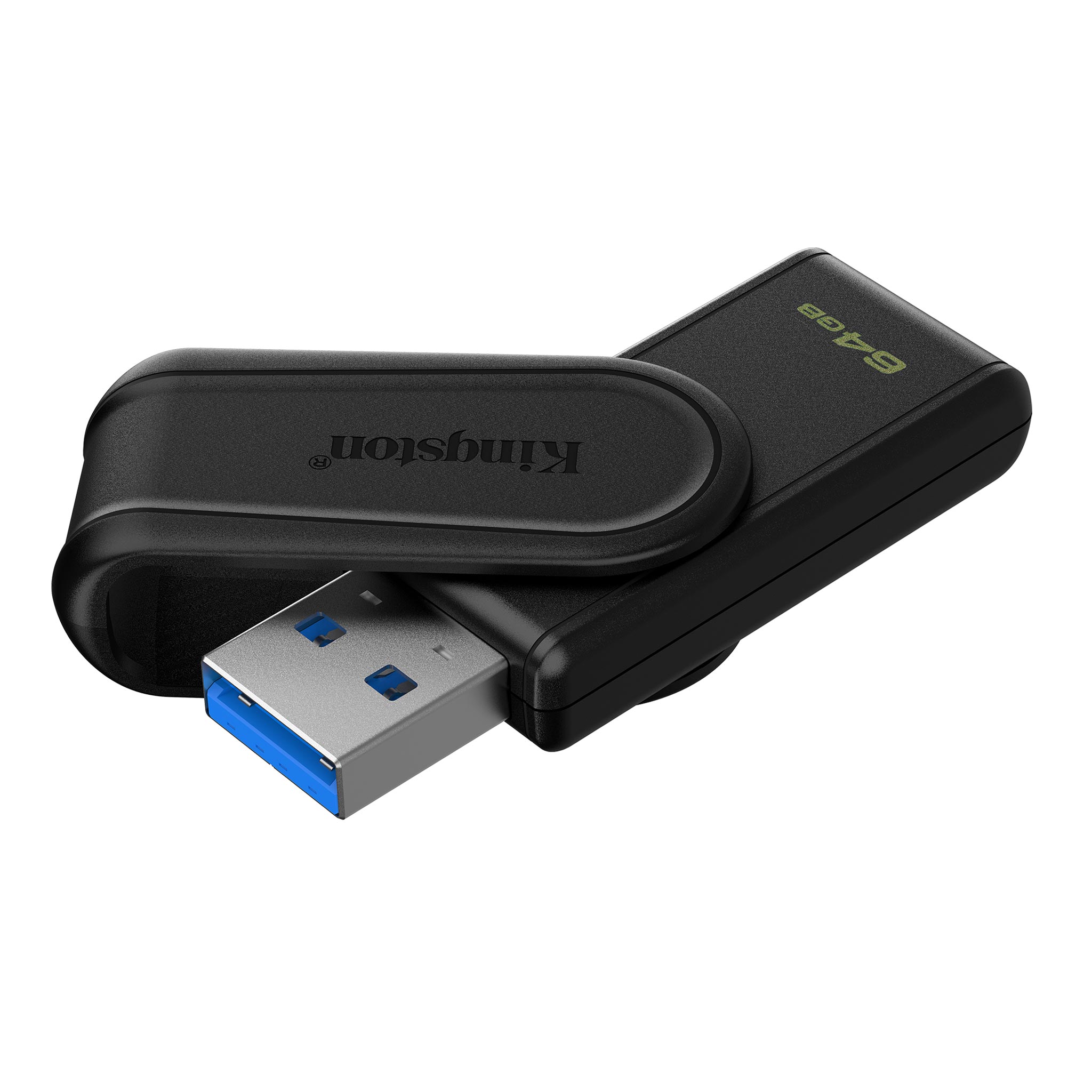 Kingston 64GB USB 3.2 Gen 1 DataTraveler Exodia S (Black + Black)