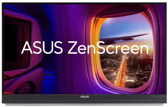 Asus Monitor portable 27" ZenScreen MB27ACF HDMI, USB-C, MM, IPS, 2560x1440, 100Hz, sRGB 99%, AdaptiveSync, Pivot, C-Clamp Arm