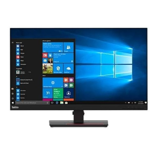 მონიტორი Lenovo ThinkVision T27Q-40 (64A6GAT6EU) | 27", IPS, 2560x1440, 4ms GtG, 120Hz, 350 cd/m² | 1x HDMI® 2.1 TMDS, 1x DP 1.4 (HBR2) | 3x USB-A (USB 5Gbps), 1x USB-C® (USB 5Gbps, PD 15W), 1x USB-B (USB 5Gbps, USB upstream) | Tilt, Swivel, Pivot, Height Adjust Stand
