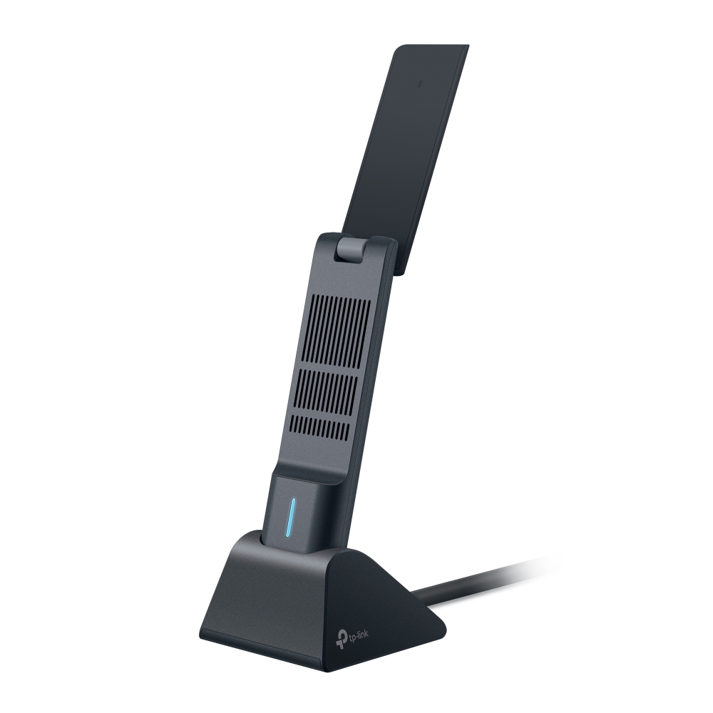USB WiFi ადაპტერი Tp-Link Archer TXE50UH AXE3000 Wi-Fi 6E High Gain Wireless USB Adapter | up to 1201 Mbps (6 GHz) + 1201 Mbps (5 GHz) + 574 Mbps (2.4 GHz)