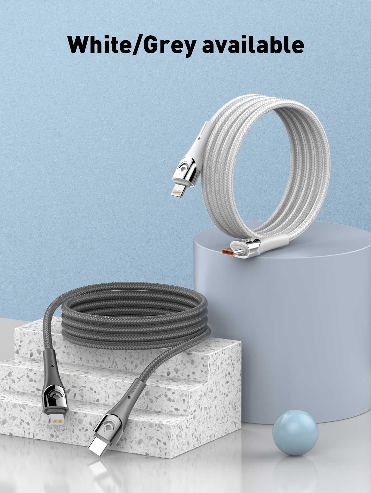 დამტენი კაბელი Type-C to Lighting LDNIO 1m (Model: LC861i)  length : 1m  30W Type-C to Lightning Cable Support PD30W  fast charging (EAN: 6933138601327)