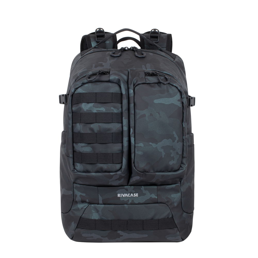 ნოუთბუქის ჩანთა ზურგჩანთა რუგზაკი RIVACASE 7661 navy camo 17.3"/32L Rucksack / 6 (4260403578124)