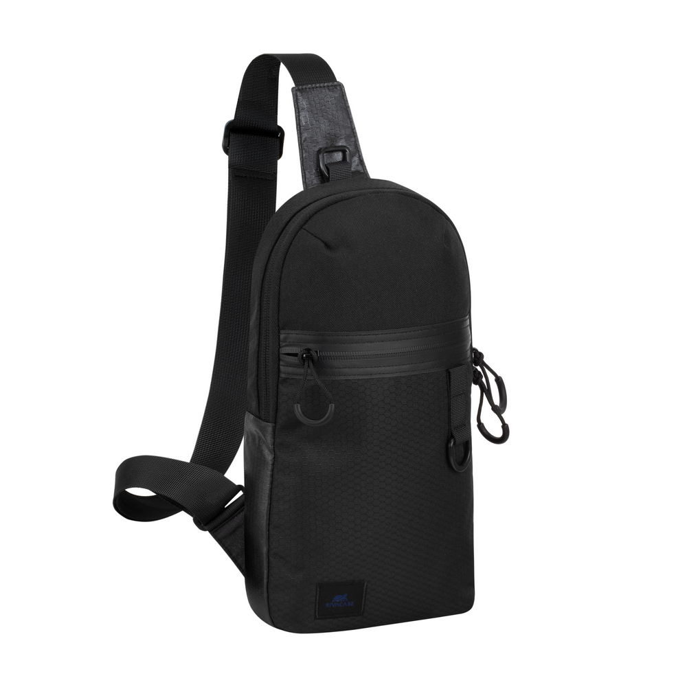 ჩანთა RIVACASE 5312 black Sling bag for mobile devices /12 (4260709010823)