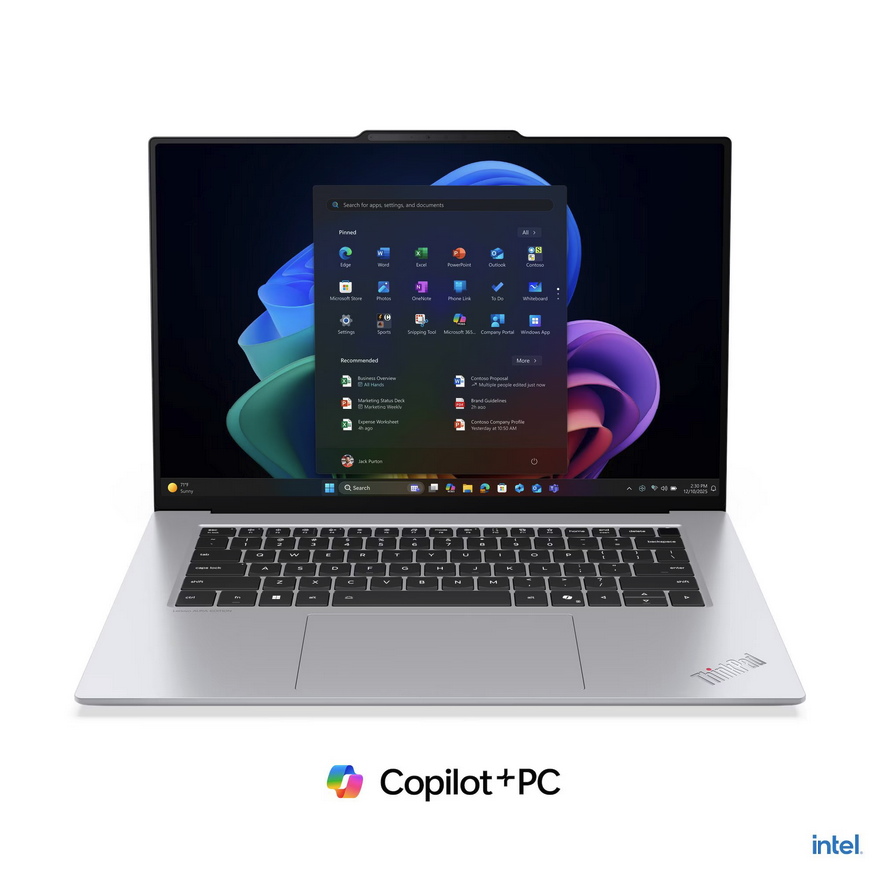 ნოუთბუქი LENOVO ThinkPad X9-15 Gen 1 Aura Edition (Model: 21Q6006AGX) | 15.3" 2.8K (2880x1800) OLED 500nits Anti-reflection / Anti-fingerprint, 100% DCI-P3, 30-120Hz VRR, DisplayHDR™ True Black 600, Dolby Vision®, Touch |  Intel Core Ultra 7 258V, 8C  / 8T, Max Turbo up to 4.8GHz, 12MB Intel Smart Cache | 32GB Soldered LPDDR5x-8533, MoP Memory  | 1TB SSD M.2 2242 PCIe 4.0x4 NVMe Opal 2.0 | Integrated Intel Arc Graphics 140V  | Windows 11 Pro, 3Y Premier WHB (CPN), CO2 Offset 0.5 ton (2nd Generation Carbon Offset Projects)