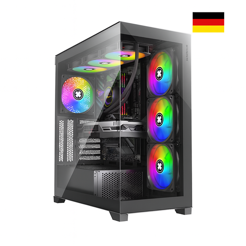 კომპიუტერის ქეისი Xilence XG171 | XILENT GLEAM | X818.ARGB Midi Tower| ATX, micro-ATX, mini-ITX | 2 x USB 3.0, 1x USB-C 3.2 Gen 2, HD Audio| Side: 420/ 360/ 280/ 240/ 120 mm | Top: 420/ 280/ 240/ 120 mm | Rear: 140/ 120 |  Cooler height: 185 mm | GPU length: up to 455 mm | PSU length: 220 mm | 