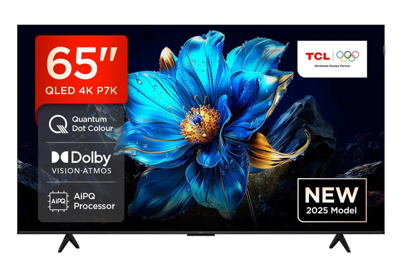 ტელევიზორი TCL P7K-UK (65P7K) QLED, 65" Direct LED TV, 4K HDR TV, Smart TV Powered by Google TV