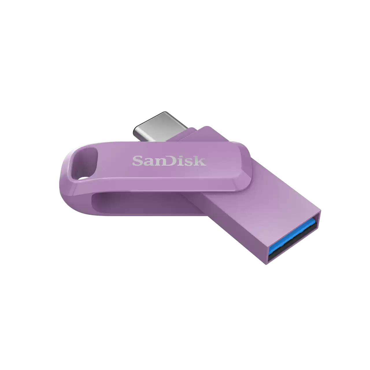 USB ფლეშ მეხსიერება SanDisk 256GB Ultra Dual Drive Go USB Type-C Flash Drive - Up to 400MB/s, Lavender - (SDDDC3-256G-G46L)