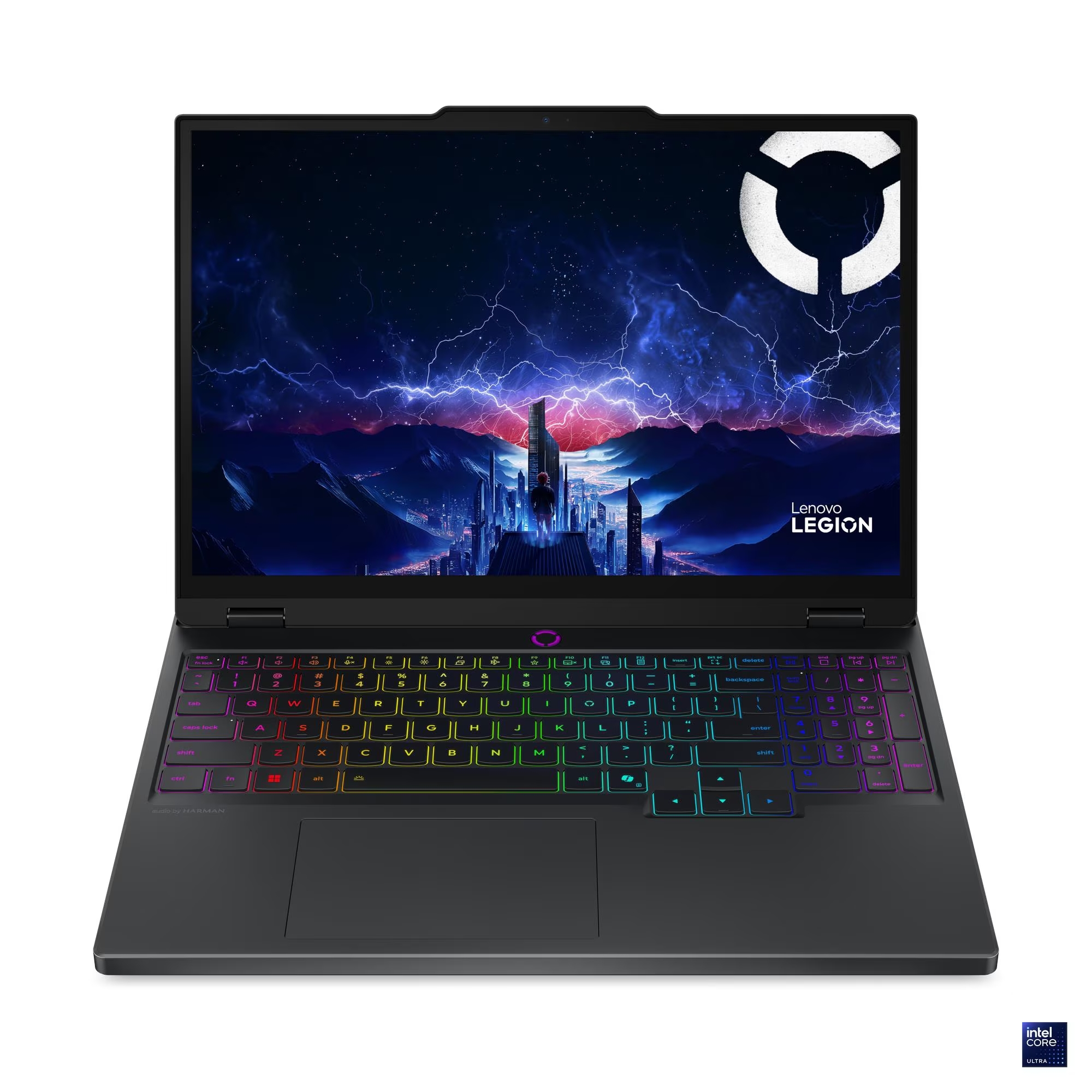 Gaming ნოუთბუქი Lenovo Legion 5 15IRX10 (83LY00JLRK) | 15.1" WQXGA (2560x1600) OLED 1000nits (peak), 165Hz | Intel Core i7-14700HX, 20C (8P + 12E), 32GB SODIMM DDR5-5600, 1TB SSD M.2 2242 PCIe 4.0x4 NVMe, GeForce RTX 5060 8GB GDDR7 | 100/1000M (RJ-45), Wi-Fi® 7, 802.11be 2x2 | 3x USB-A, 2x USB-C® | 5.0MP, 1.9 kg, Eclipse Black