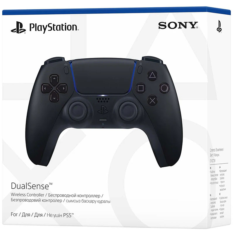 ჯოისტიკი Playstation DualSense PS5 Wireless Controller Midnight Black /KIA/PS5 (0711719827696)