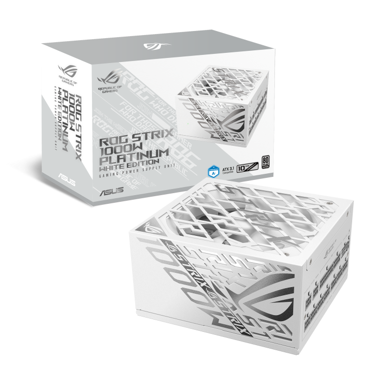 PC Components/ Power Supply/ ROG-STRIX-1000P-GAMING-WHITE//PSU, CE+UK