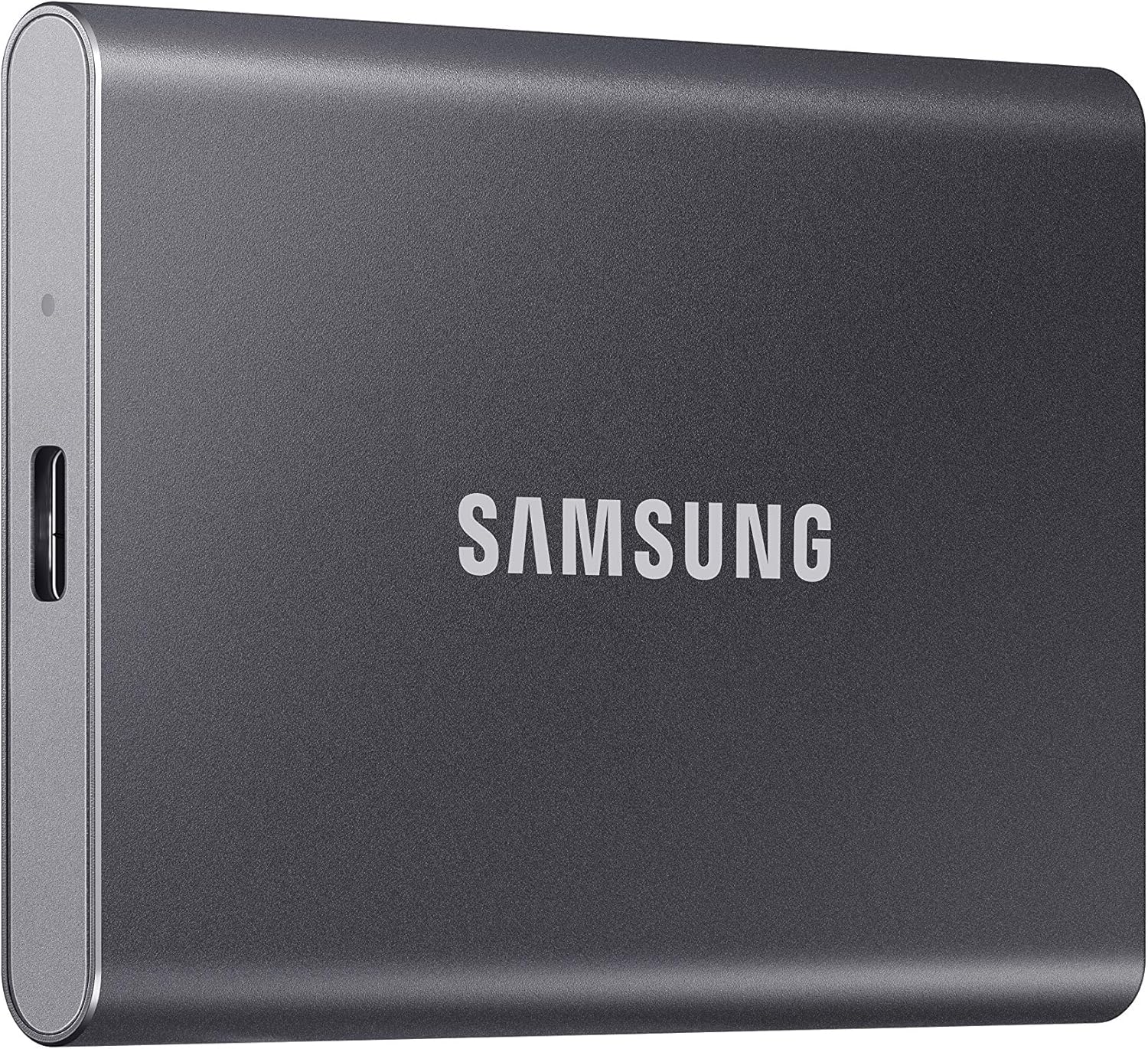 გარე SSD დისკი Samsung Portable SSD T7 2 TB USB 3.2 Gen 2 (Gray) (MU-PC2T0T/WW) | Speeds Up to 1,050MB/s