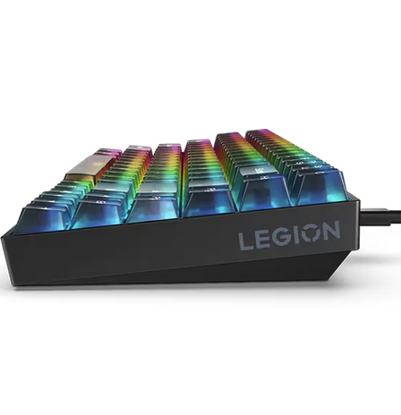 GAMING კლავიატურა Lenovo Legion K510 Mini Pro Gaming Keyboard-EN/RU GY41T06955, Hot-Swappable Mechanical switch, 84 keys,